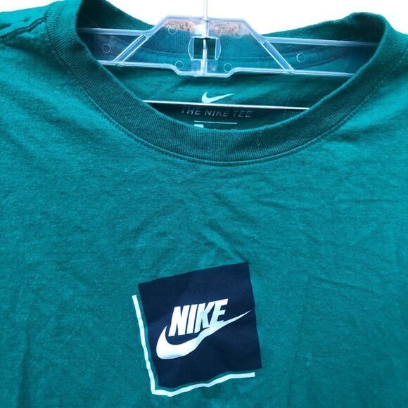 Nike Shirt Green Big Logo Small - Picture 2 of 5